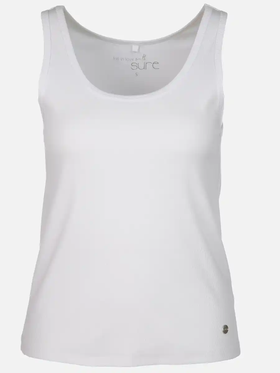 Bild 1 von Damen Ripptop Weiß