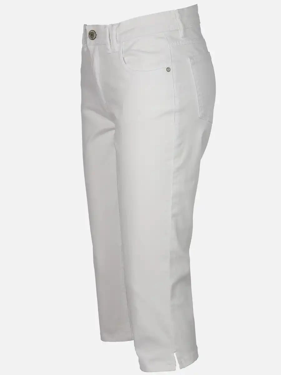 Bild 3 von Damen Caprihose in slimfit Form Weiß