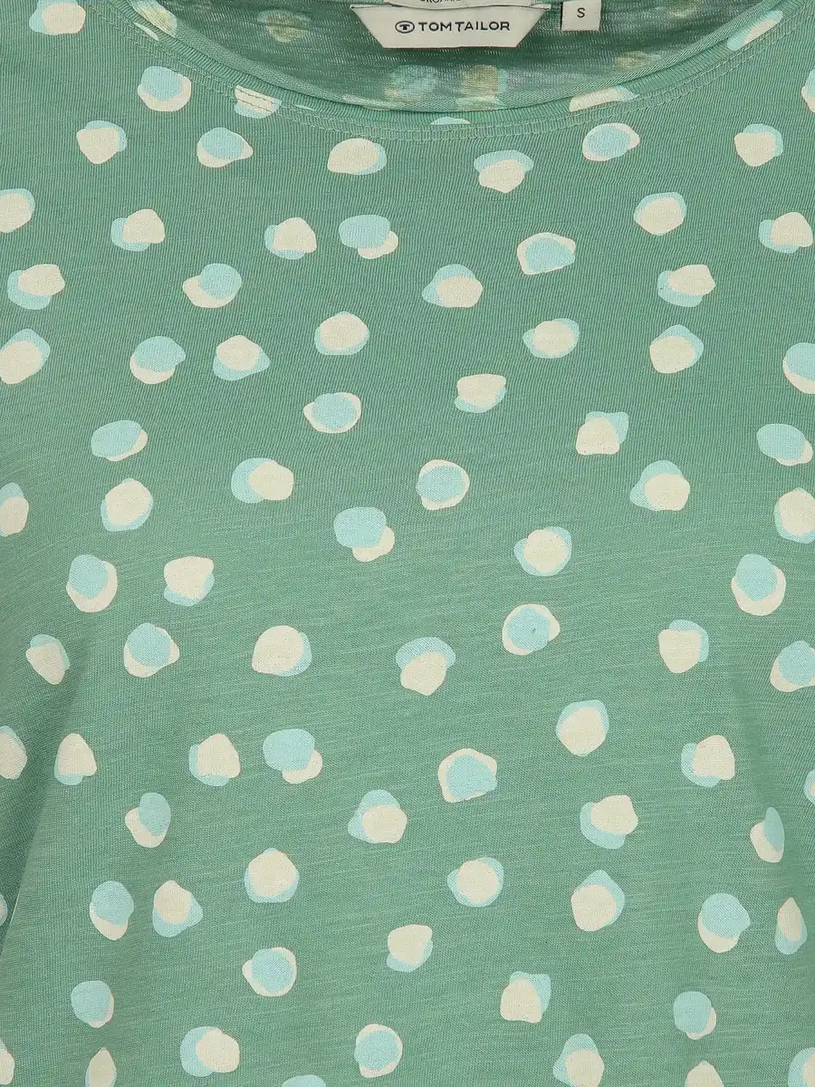 Bild 3 von Damen T-Shirt mit Punkten Grün