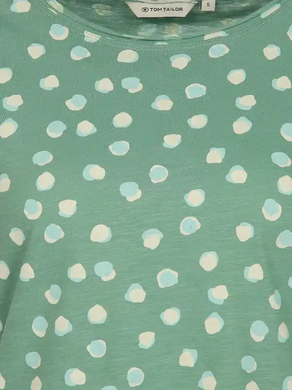 Bild 3 von Damen T-Shirt mit Punkten Grün