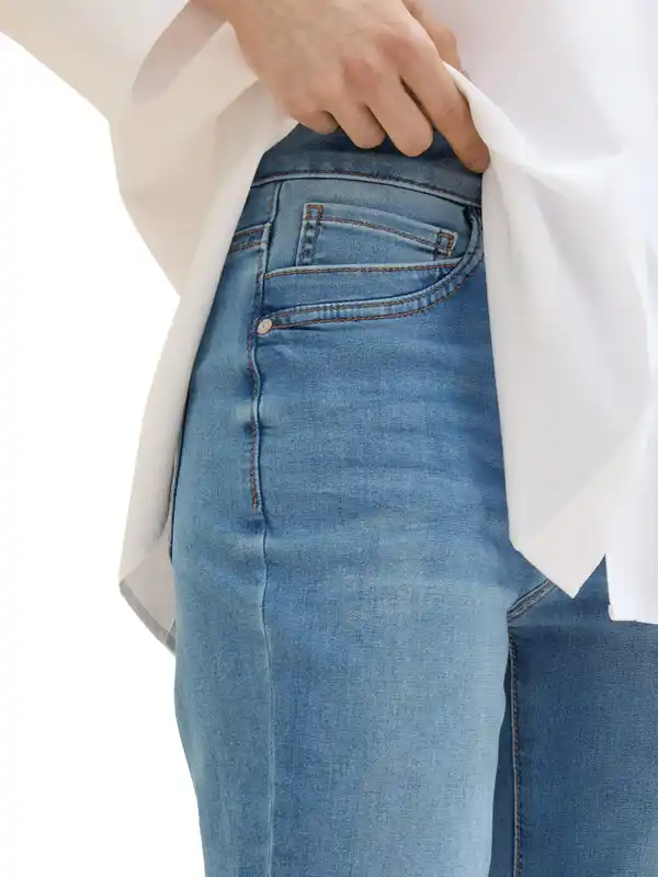 Bild 3 von Damen Capri High Waist Jeans "Kate" Blau