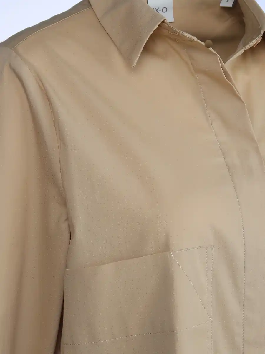 Bild 3 von Damen Blusenkleid unifarben Beige