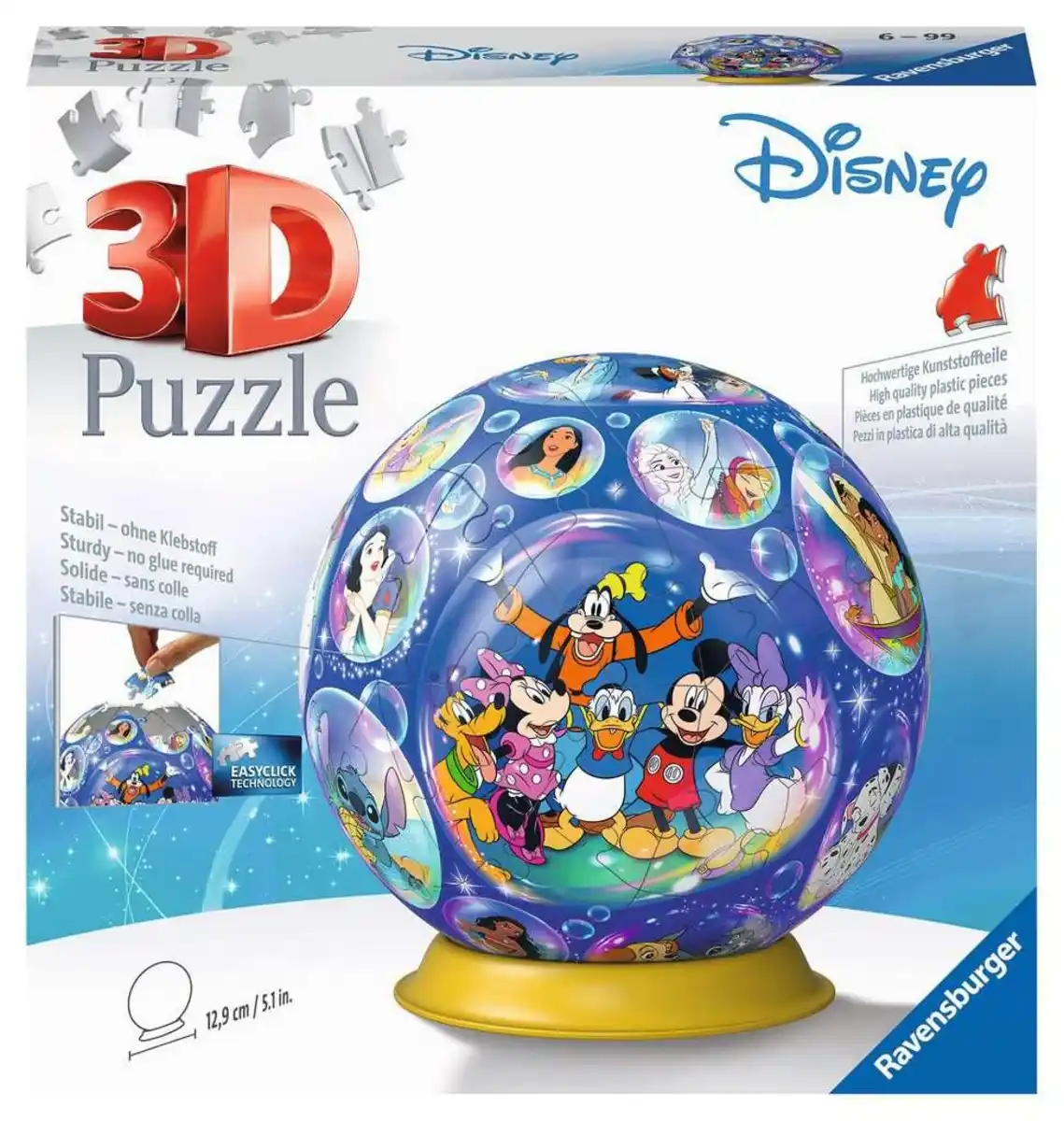 Bild 1 von Ravensburger Puzzle - 3D Puzzle-Ball - Disney Charaktere, 1 Stk