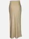 Bild 2 von Damen Midirock mit Seitenschlitz Beige