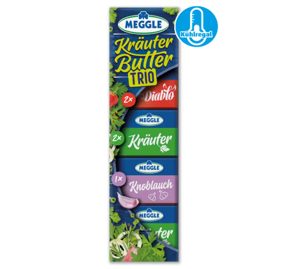 Bild 1 von MEGGLE Kräuter Butter Trio oder Kräuter Butter*