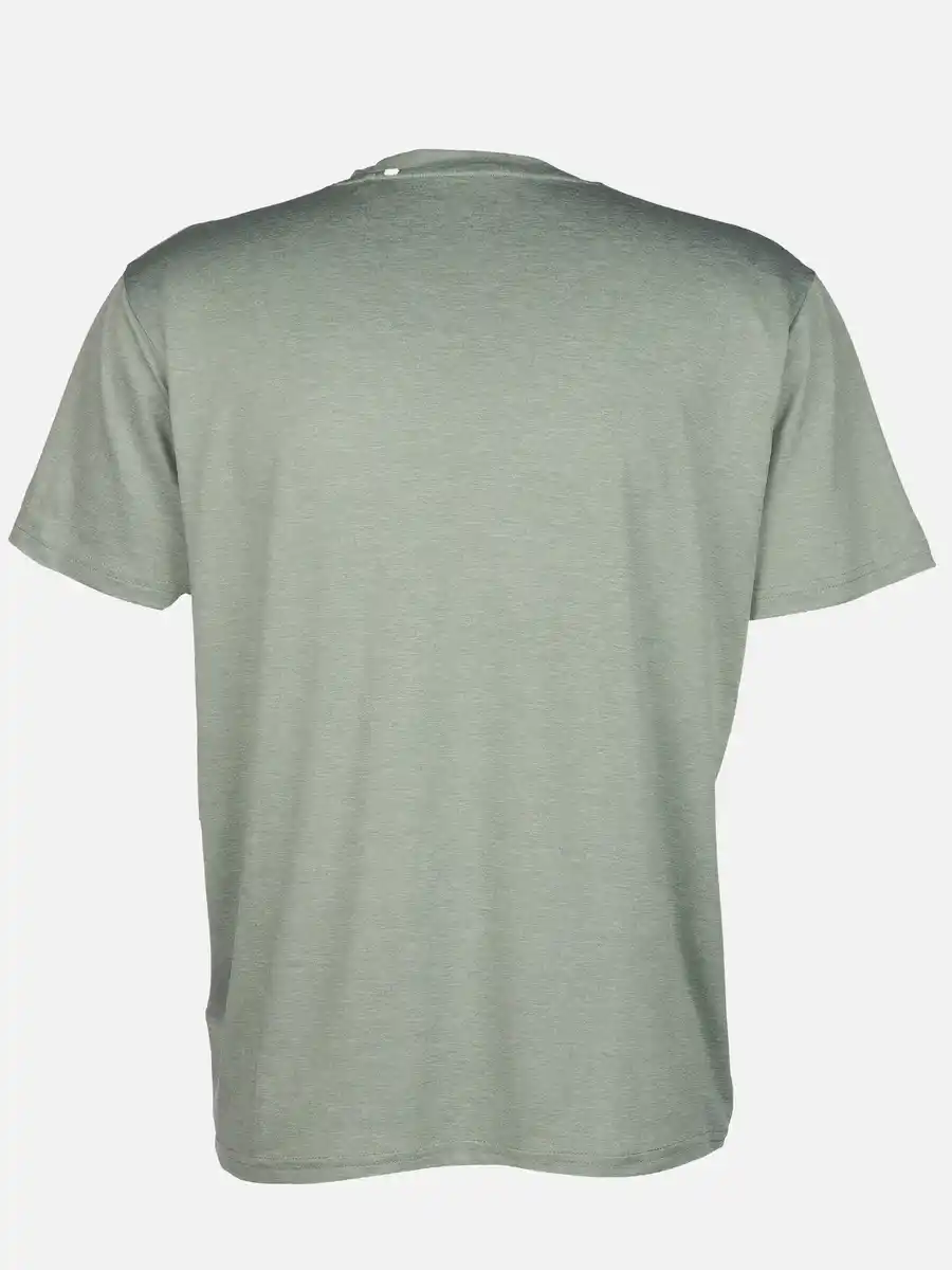 Bild 2 von Herren Sport Shirt in melierter Optik Oliv