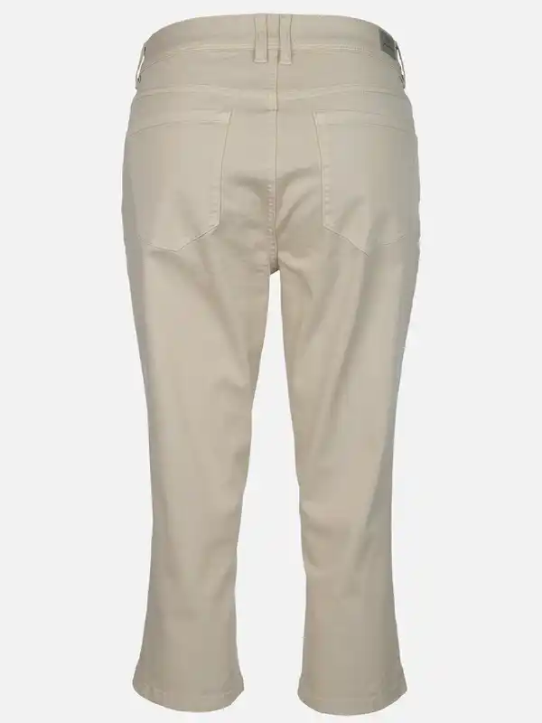 Bild 2 von Damen Caprihose in slimfit Form Beige