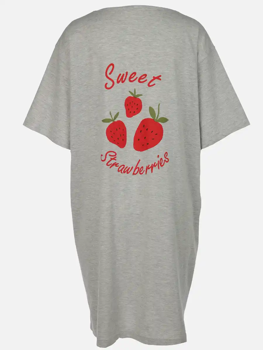 Bild 2 von Damen Oversize Nachthemd Grau