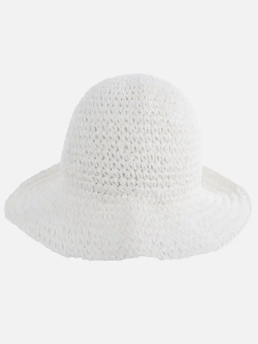 Bild 1 von Damen Sonnenhut aus Papier Weiß