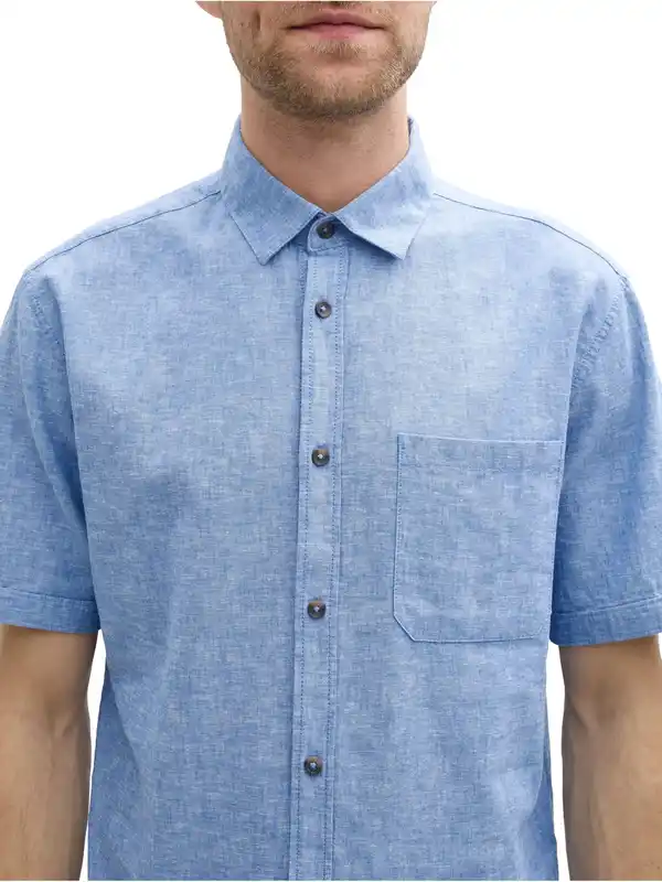 Bild 3 von Herren T-Shirt Blau