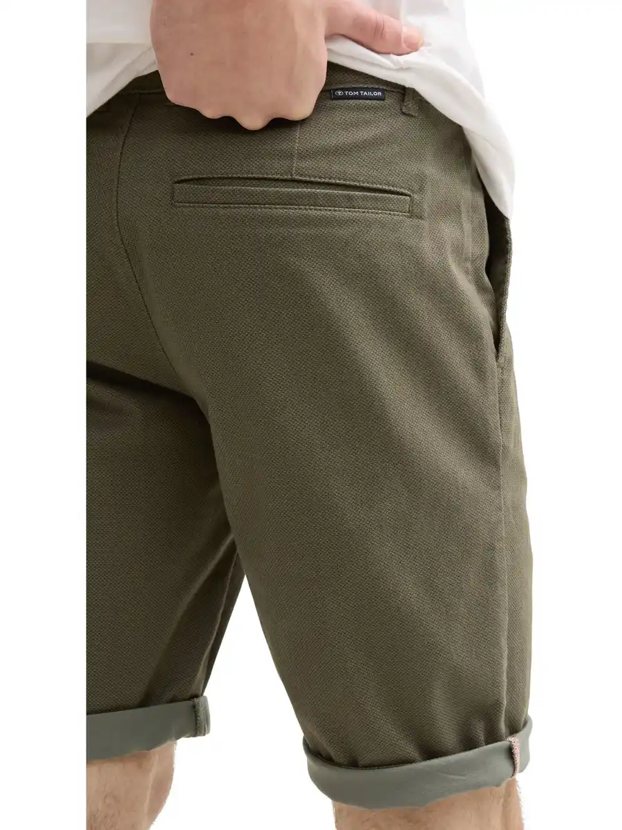 Bild 3 von Herren Slim Fit Chino Shorts Grün