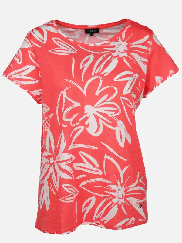 Bild 1 von Damen Shirt mit Alloverprint Pink