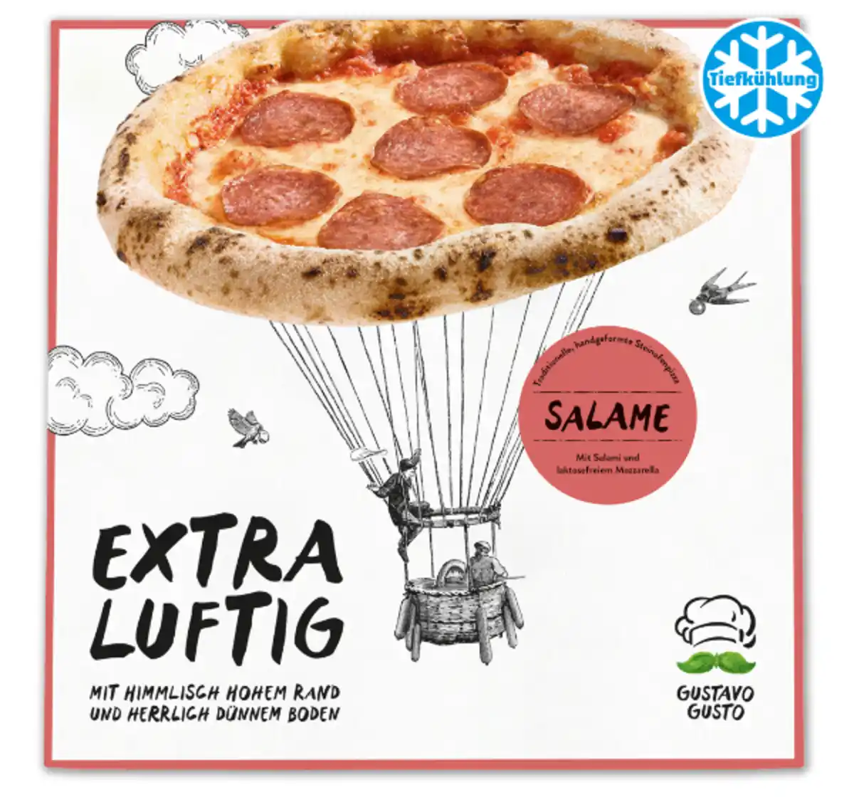 Bild 1 von GUSTAVO GUSTO Extra luftig Pizza*