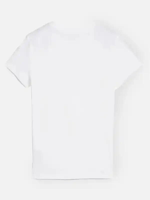 Bild 2 von Damen Sportshirt mit Logoprint Weiß