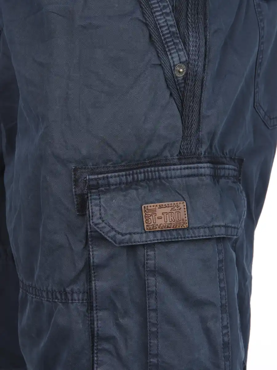 Bild 4 von Herren Cargoshort im Used Look Blau