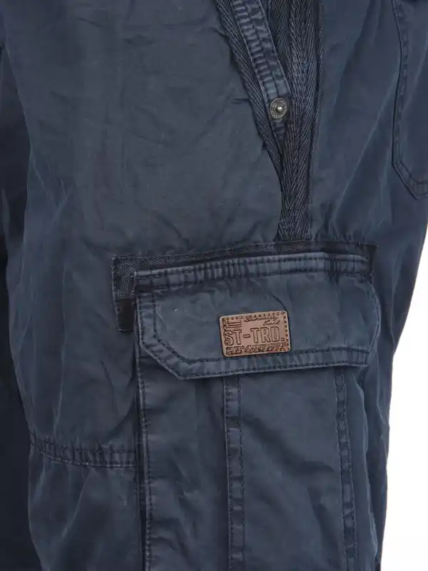 Bild 4 von Herren Cargoshort im Used Look Blau