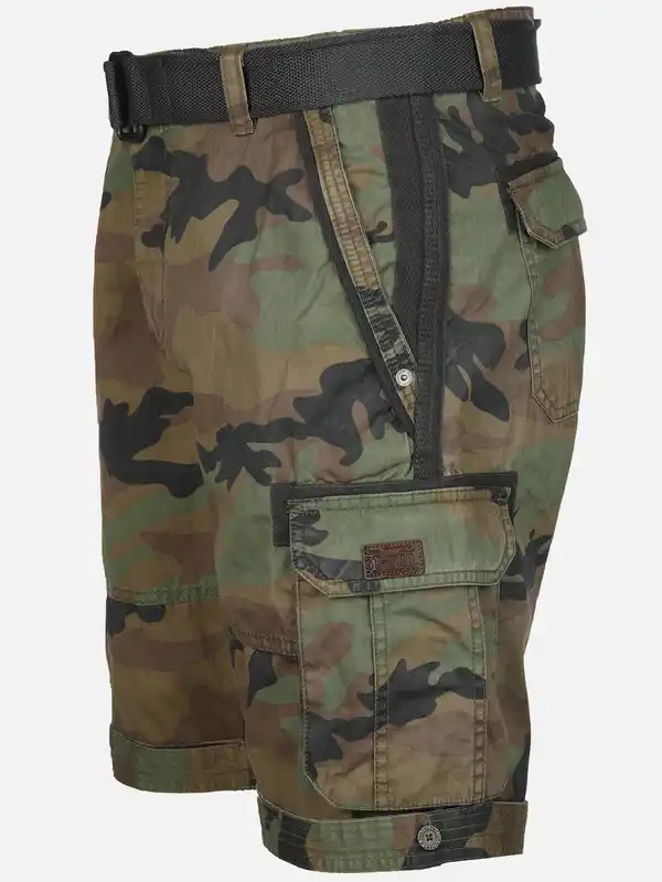 Bild 3 von Herren Cargoshort im Used Look Grün