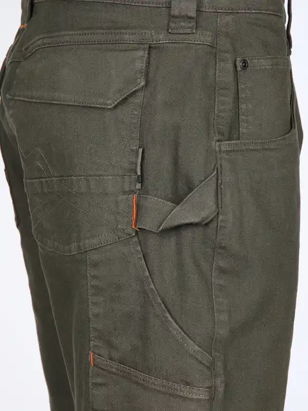 Bild 4 von Herren Arbeits-Funktionsshorts Oliv