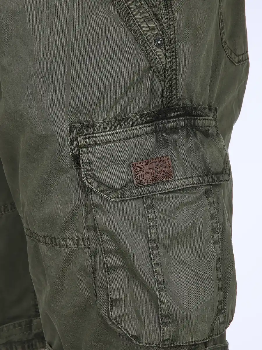 Bild 4 von Herren Cargoshort im Used Look Oliv