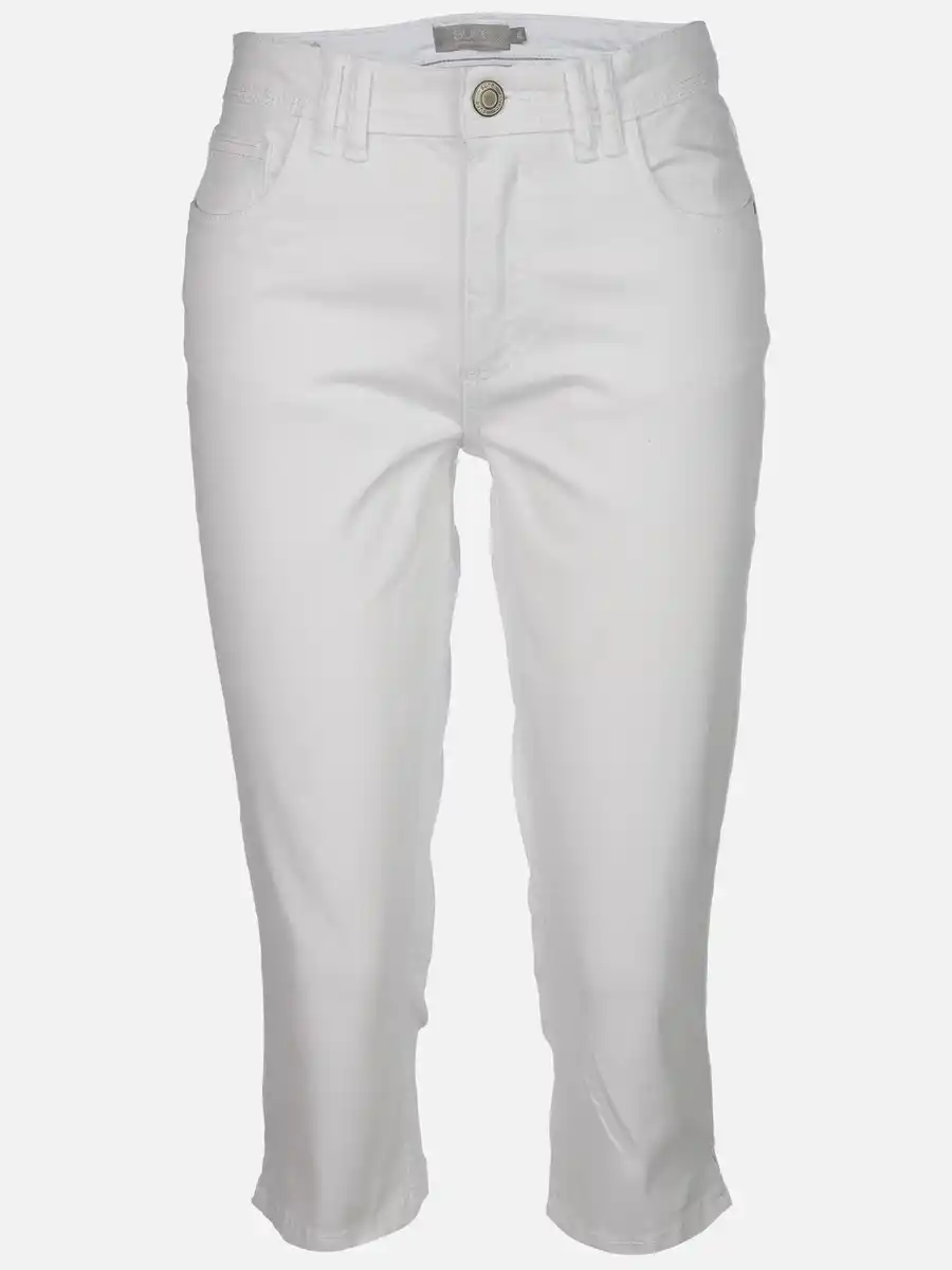 Bild 1 von Damen Caprihose in slimfit Form Weiß