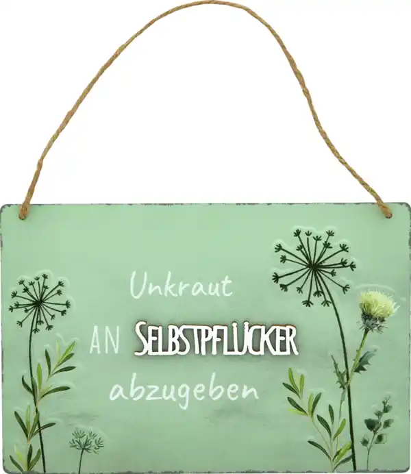 Bild 2 von IDEENWELT Deko-Metall-Schild Kraut
