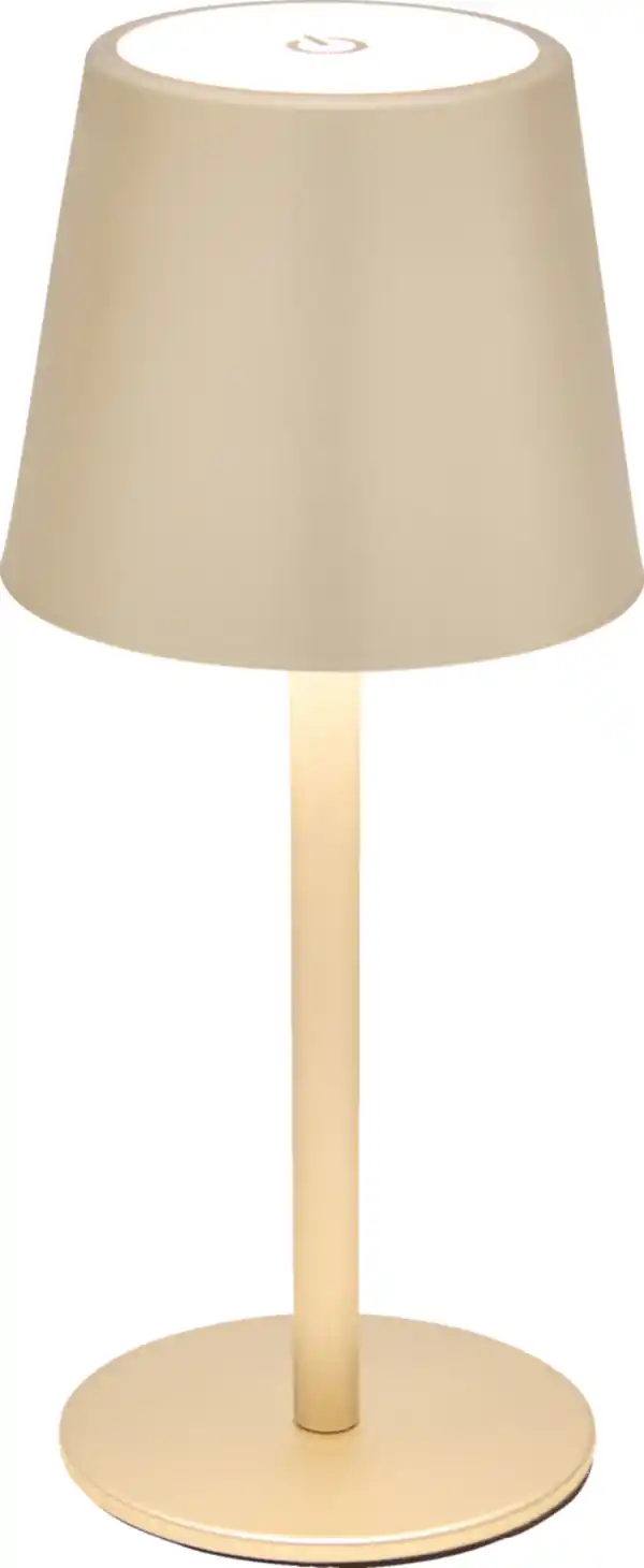 Bild 2 von IDEENWELT Akku-Tischleuchte Champagner