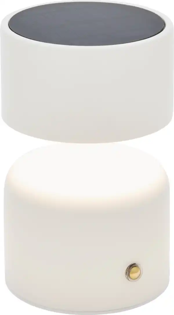 Bild 2 von IDEENWELT 2in1 Solar-Tischleuchte offhwhite