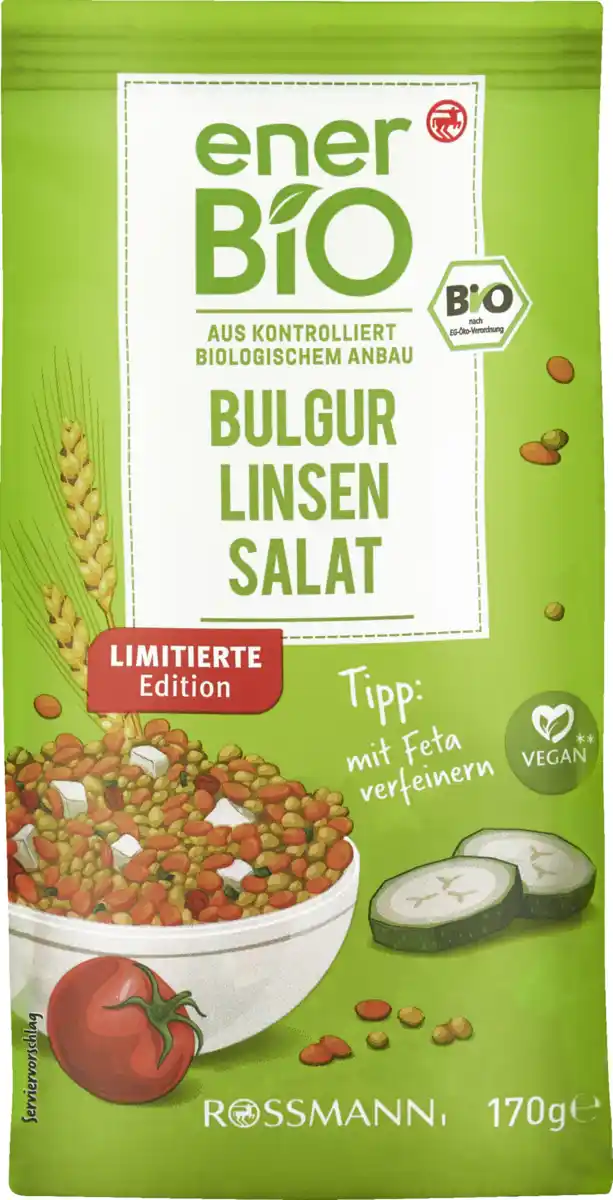 Bild 1 von enerBiO Bulgur Linsen Salat, 170 g