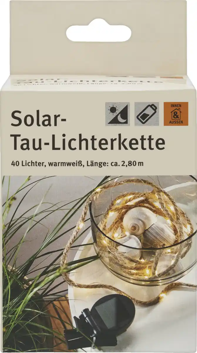 Bild 1 von IDEENWELT Solar-Tau-Lichterkette