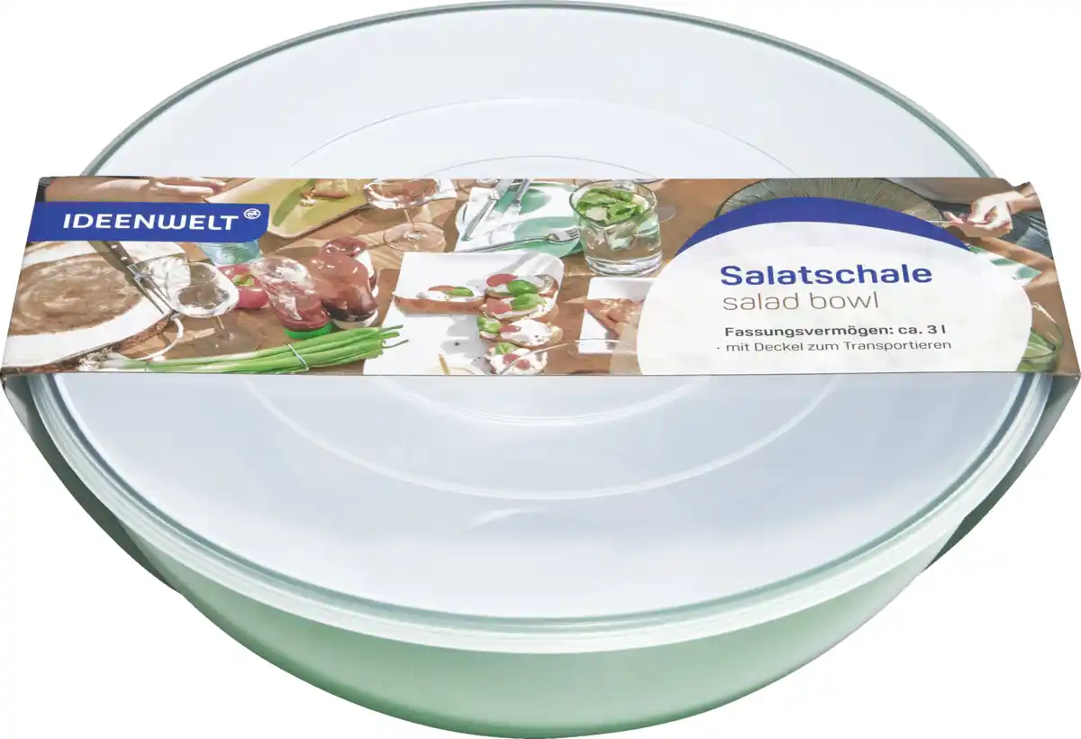 Bild 1 von IDEENWELT Salatschale, grün