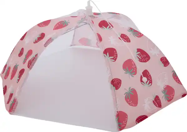 Bild 2 von IDEENWELT Faltbare Insektenhaube, Erdbeere, 2er-Set