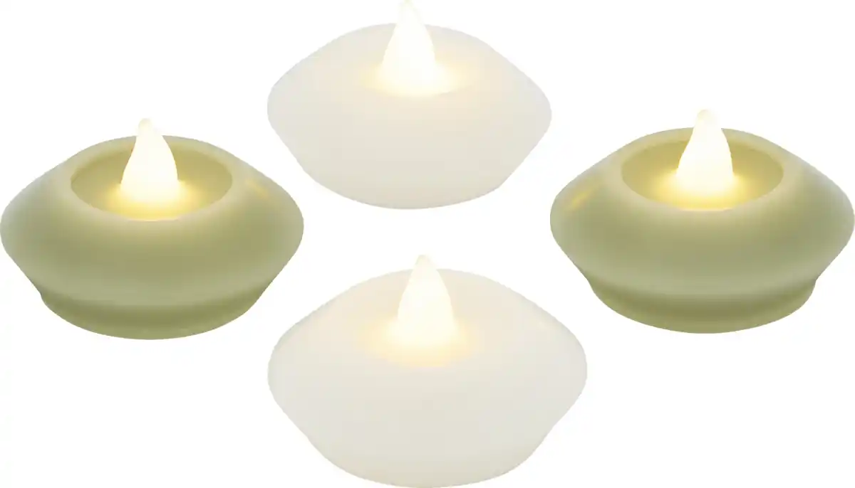 Bild 2 von IDEENWELT LED-Schwimmkerzen, 4er-Set
