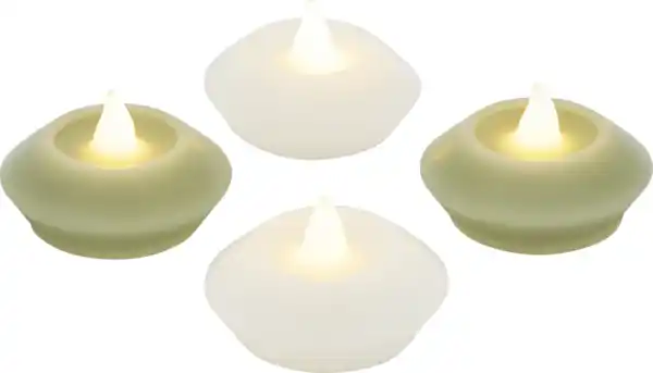 Bild 2 von IDEENWELT LED-Schwimmkerzen, 4er-Set