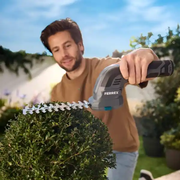 Bild 4 von FERREX 12-V-Akku-Gras-und-Heckenschere