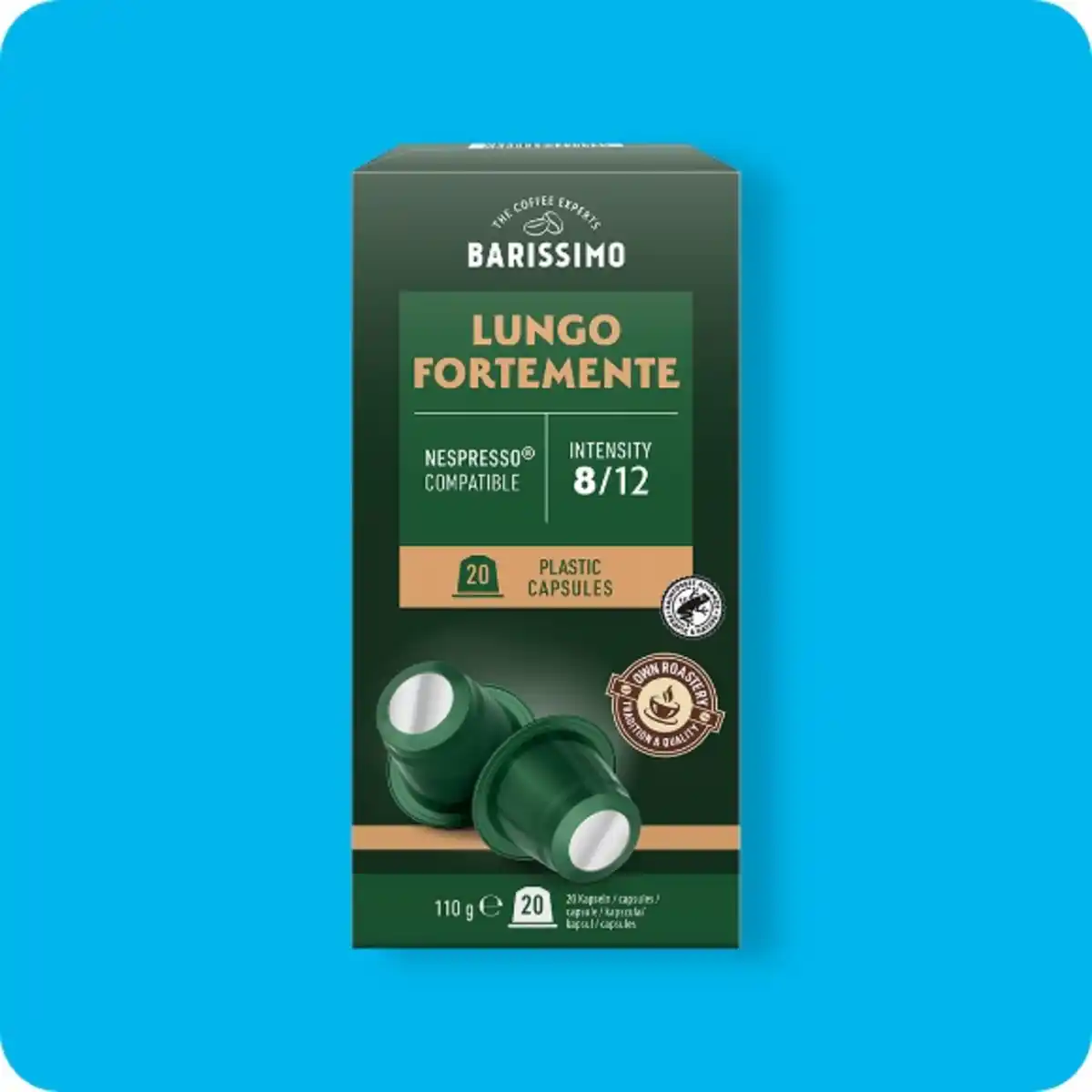 Bild 1 von BARISSIMO Kaffeekapseln, Lungo Fortemente