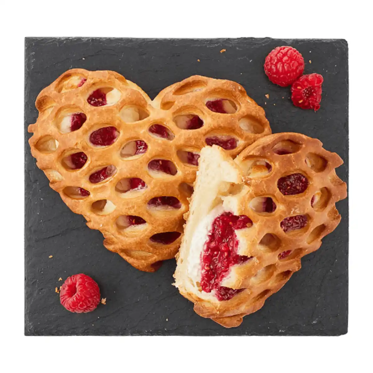 Bild 1 von MEIN BESTES Himbeer-Quark-Herz