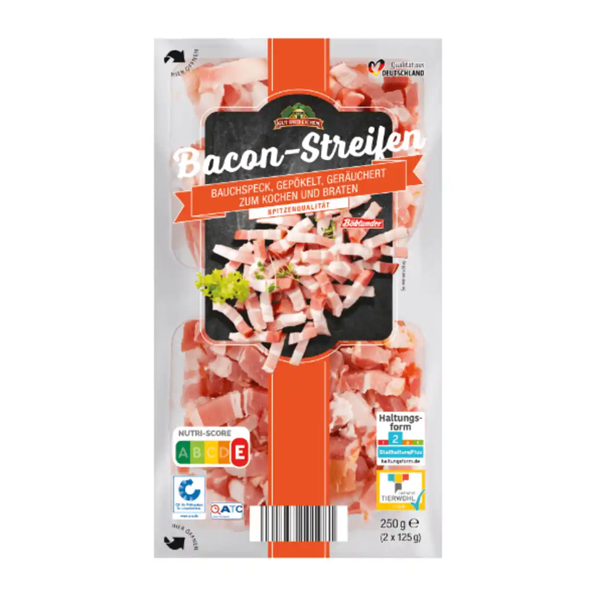 Bild 1 von GUT DREI EICHEN Bacon-Streifen 125g