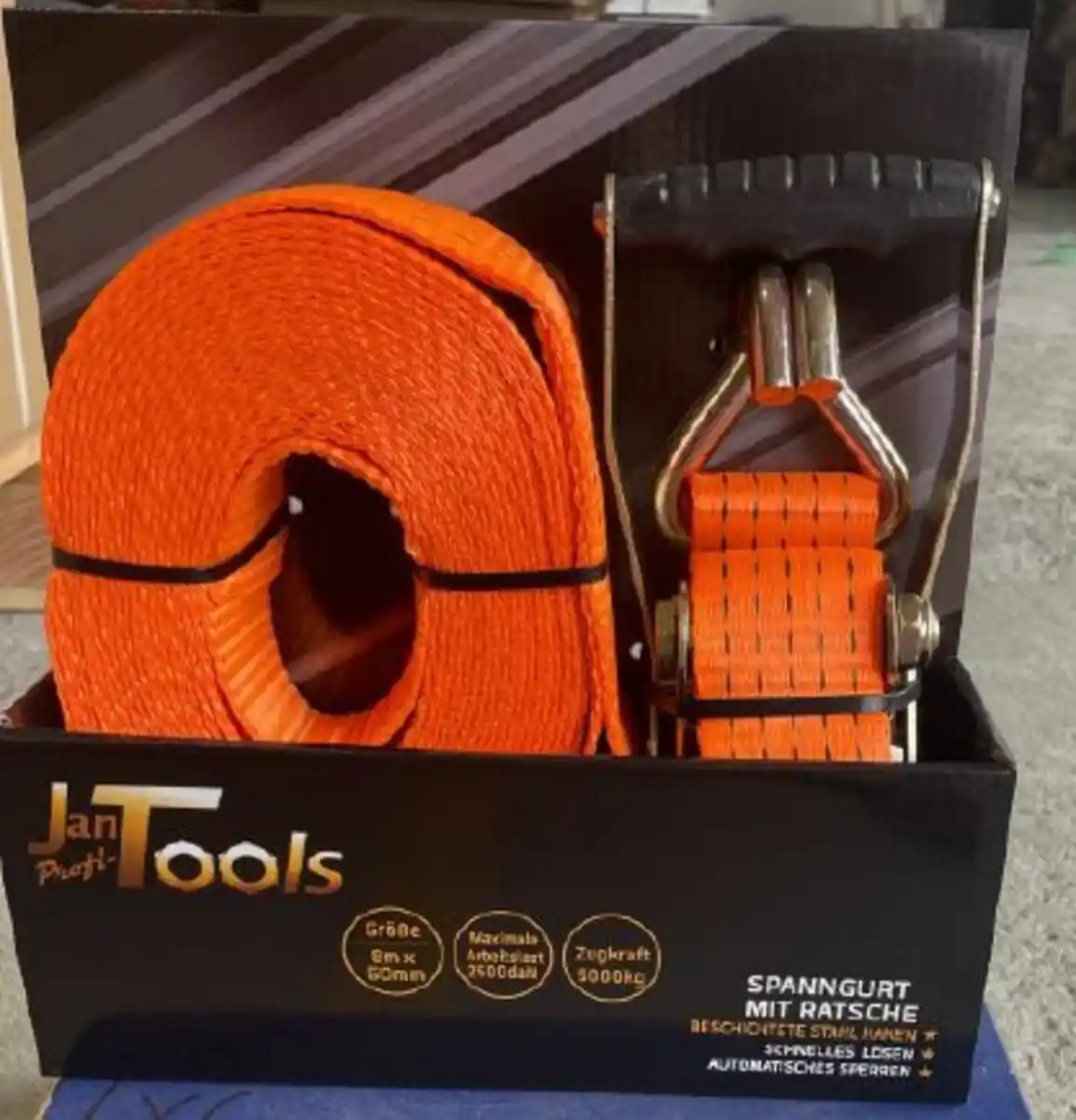 Bild 1 von Spanngurt mit Ratsche 8m