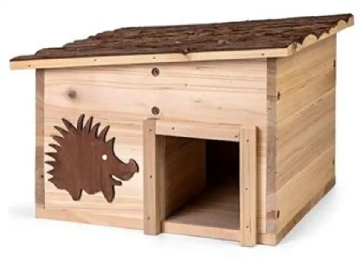 Bild 1 von Igelhaus 32x25x21,5cm m.Boden u.Klappdach