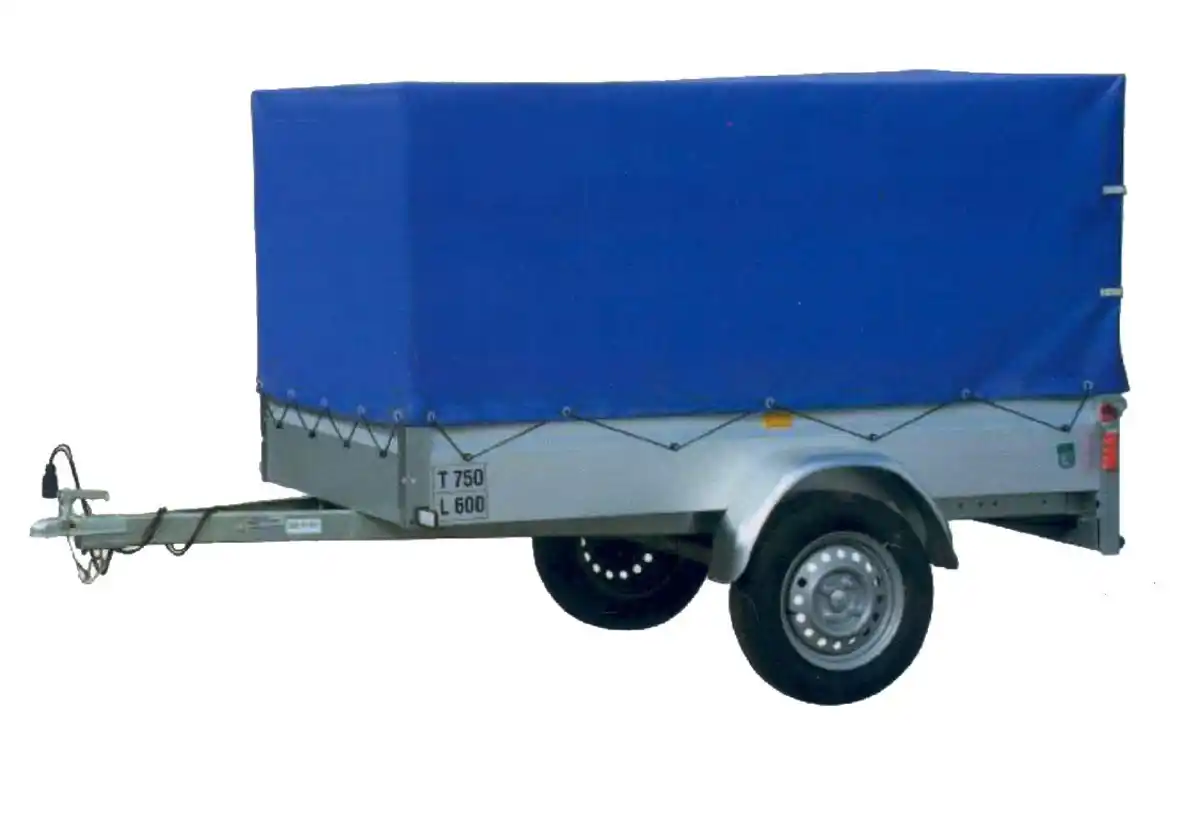 Bild 1 von Plane für Anhänger m. Spriegel 2075x1150x900mm PVC