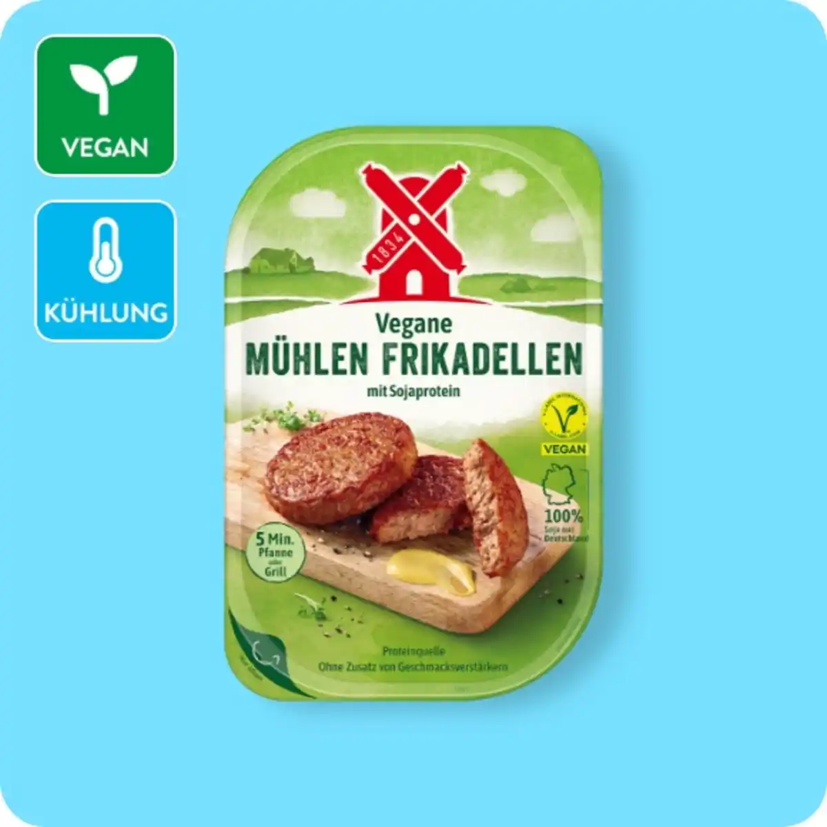 Bild 1 von RÜGENWALDER Veganes Pfannen-Sortiment, Mühlen-Frikadellen