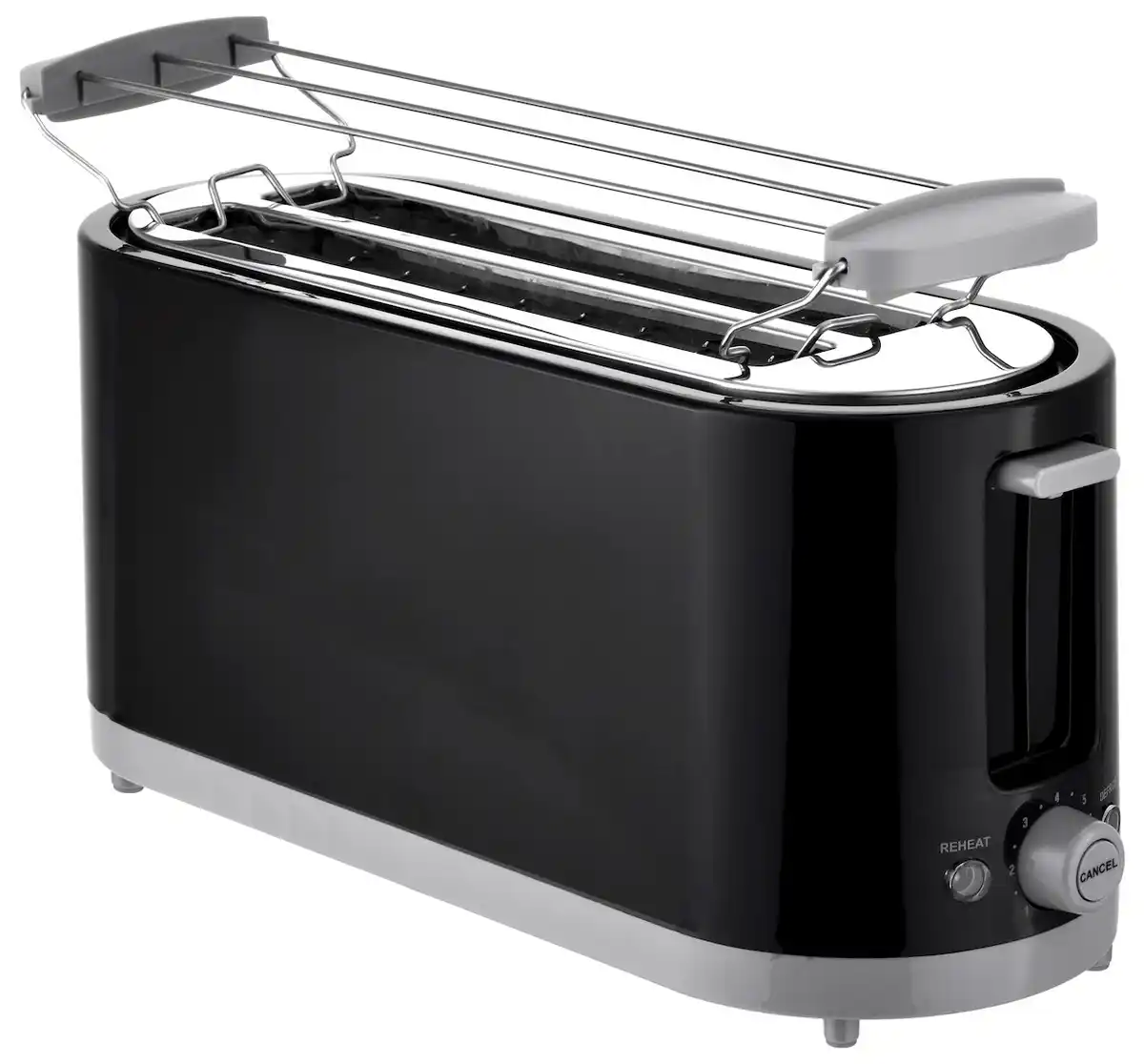 Bild 1 von Tim Home Langschlitz Toaster 4 Scheiben schwarz