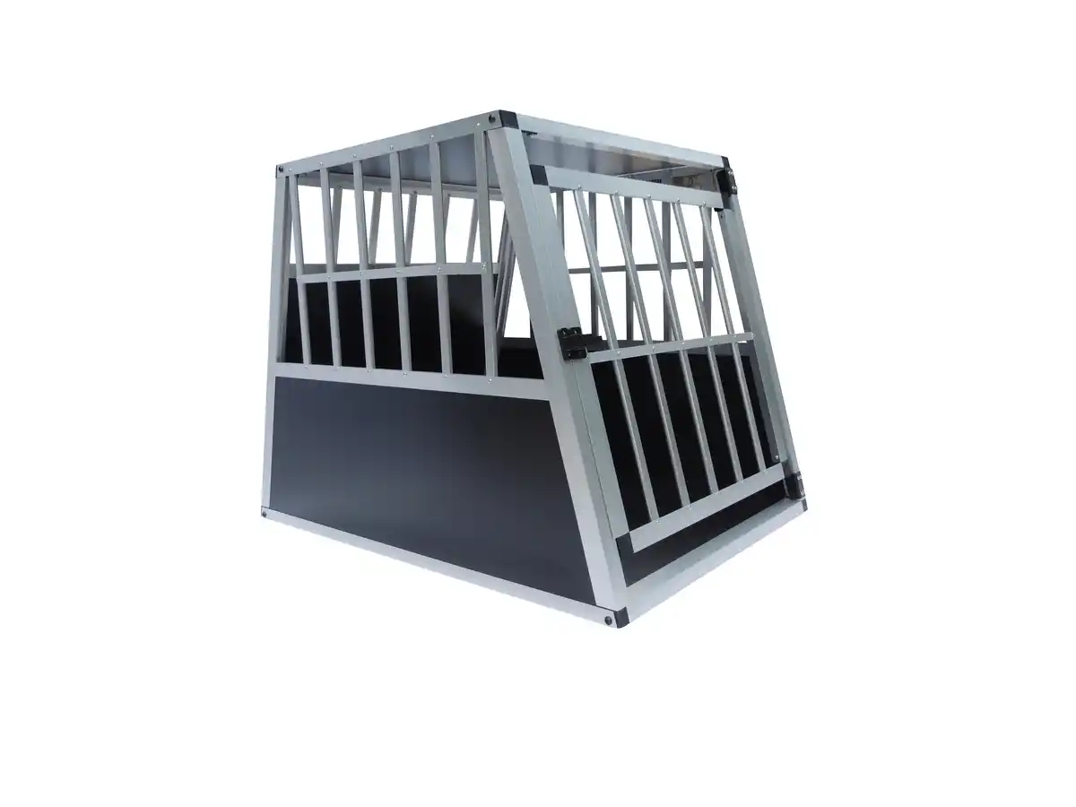 Bild 1 von Alu Hundetransportbox XL 65x91x69,5cm für PKWs
