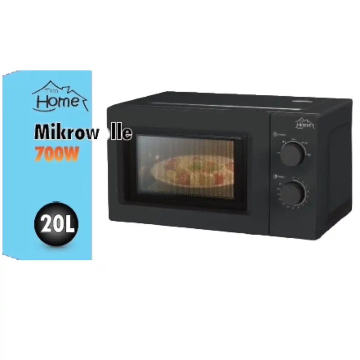 Bild 1 von Mikrowelle 20 Liter schwarz