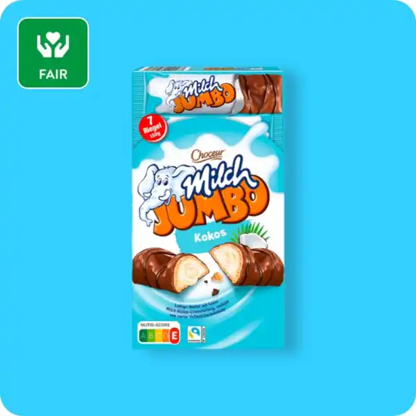Bild 1 von CHOCEUR Milch-Jumbo-Riegel, Verschiedene Sorten