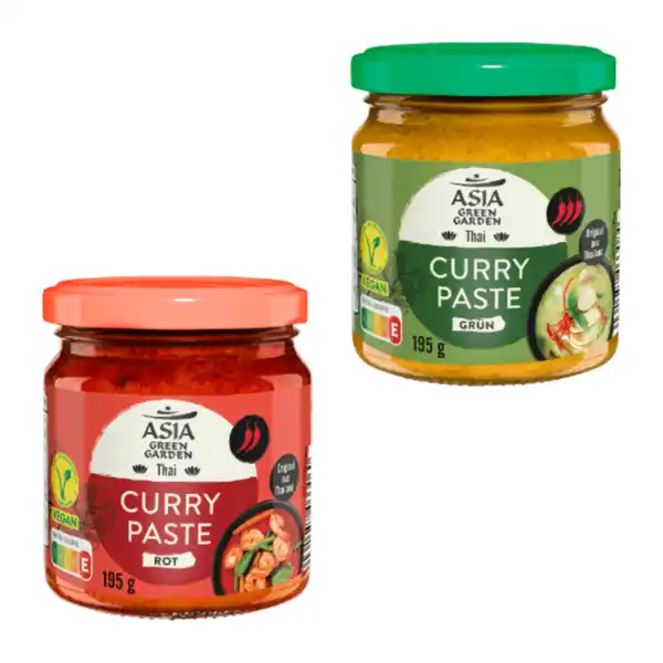 Bild 1 von ASIA GREEN GARDEN Curry-Paste 195g