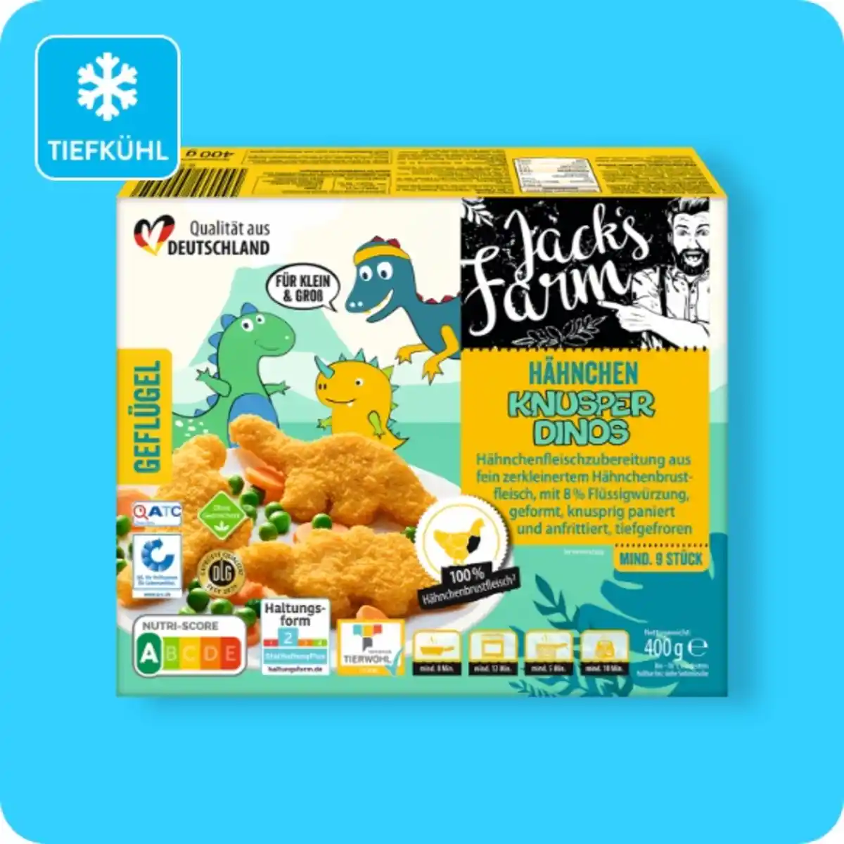 Bild 1 von JACK'S FARM Hähnchen-Knusper-Dinos