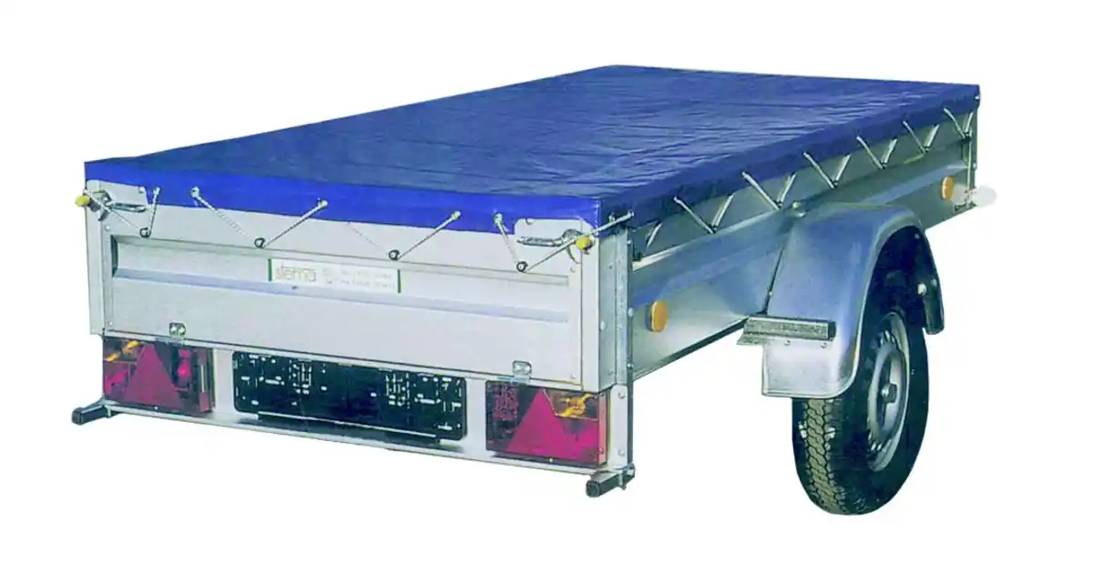 Bild 1 von Plane für Anhänger mit Seil 2575x1345x50mm PVC