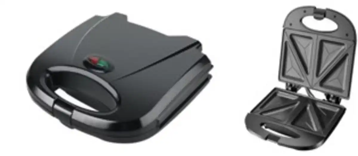 Bild 1 von Tim Home Sandwichmaker 750W 2er schwarz