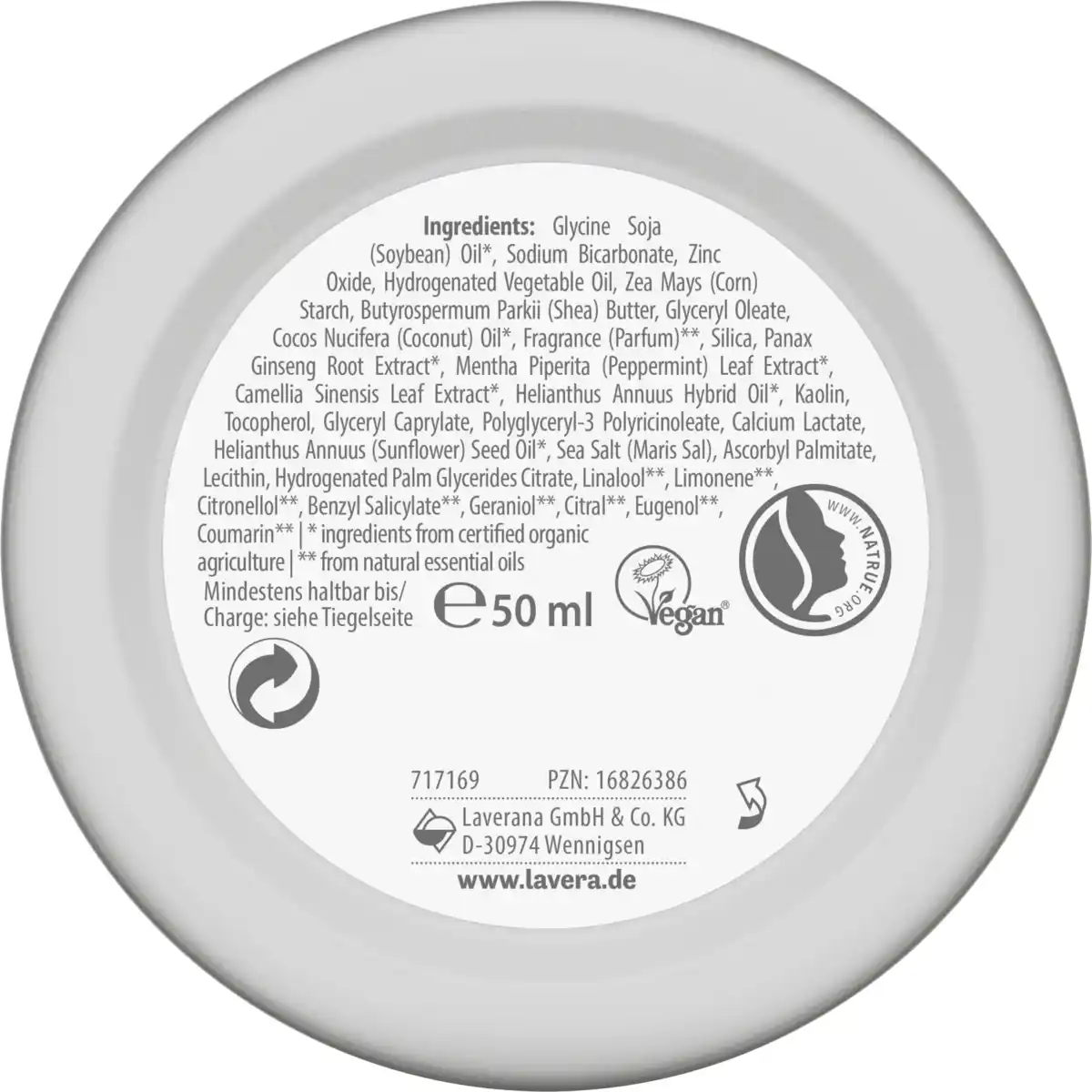 Bild 2 von lavera Deocreme Natural & Strong, 50 ml